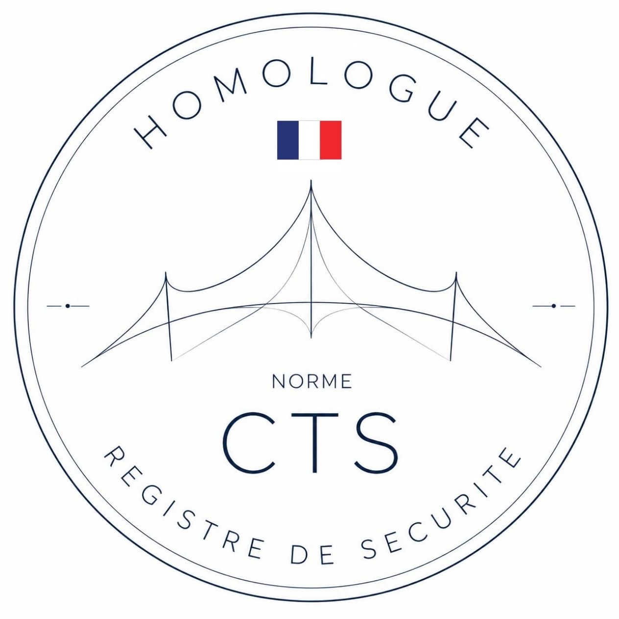 Norme CTS, tentes stretch homologuées, registre de sécurité